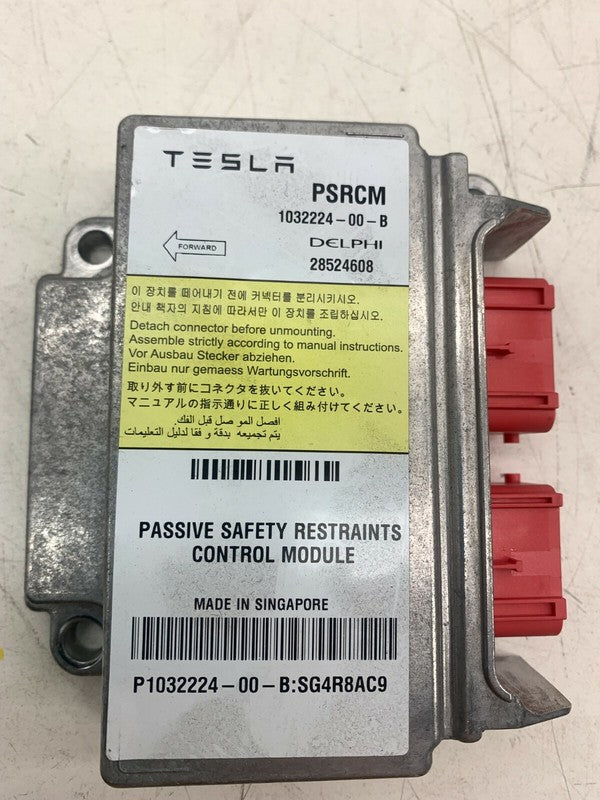 103222400B ⭕ 16-20 Model S Passive Safety Restraint Control Module Crash Data 1032224-00-B