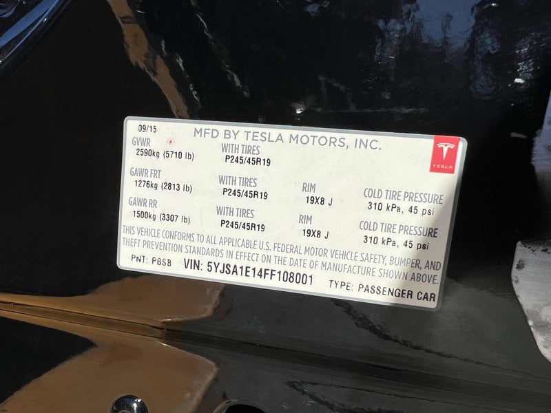 ⭕ 2012-2015 Tesla Model S Front Driver Body SIde A + B-Pillar Door Frame Left LH