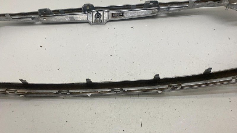 ⭕ 2012-2015 Model S Front Bumper Grille Chrome Surround Bright Trim 10