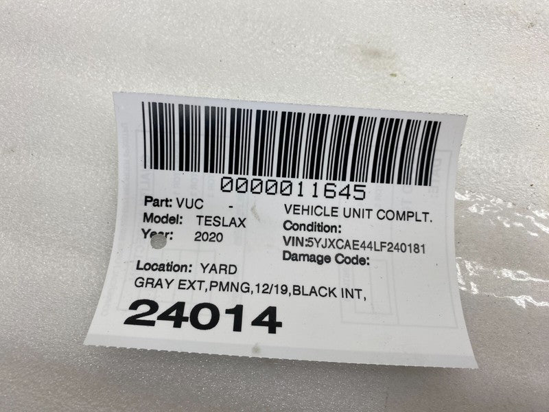 ⭕ 2016-2020 Tesla Model X MX Front 1st Row Seat Track Frame Rail Trim 