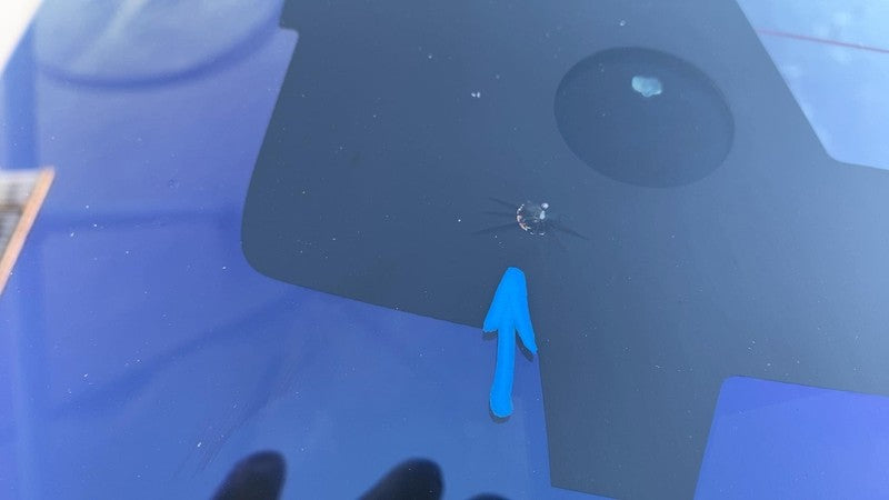 2016-2020 Tesla Model X MX Front Windshield Glass Heated Wind Screen A