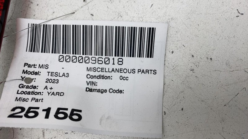 ⭕ 17-23 Model 3 M3 Rear Passenger Side Bumper Light Reflector Lamp Rig