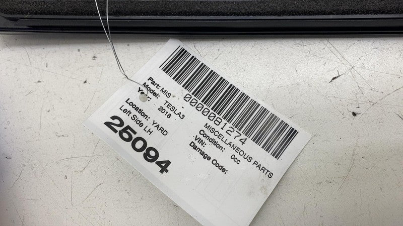 1100441-00-C ⭕17-23 Model 3 Right B-Pillar Applique Glass Trim Molding w/ Camera 1100441-00-C