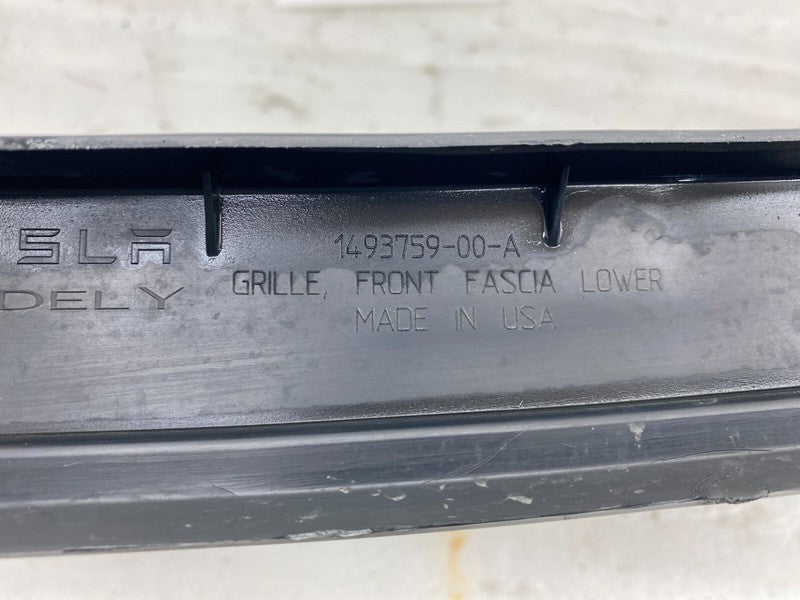 1493759 00 A ⭕ 2020-2022 Tesla Model Y Front Bumper Lower Center Grille Fascia 1493759-00-A