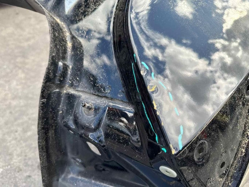 ⭕ 17-20 Tesla Model 3 Rear Right Quarter Panel Structural Frame Cut Black PBSB