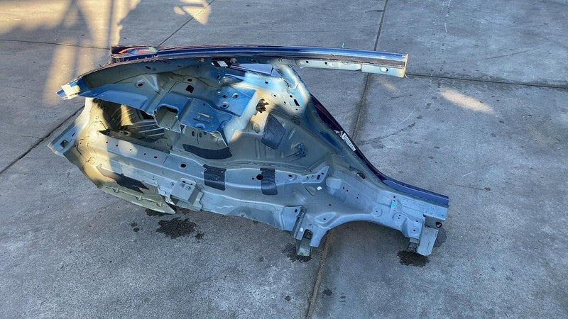 ⭕ 17-20 Tesla Model 3 Rear Left Quarter Panel Structural Frame Cut Blue - PPSB