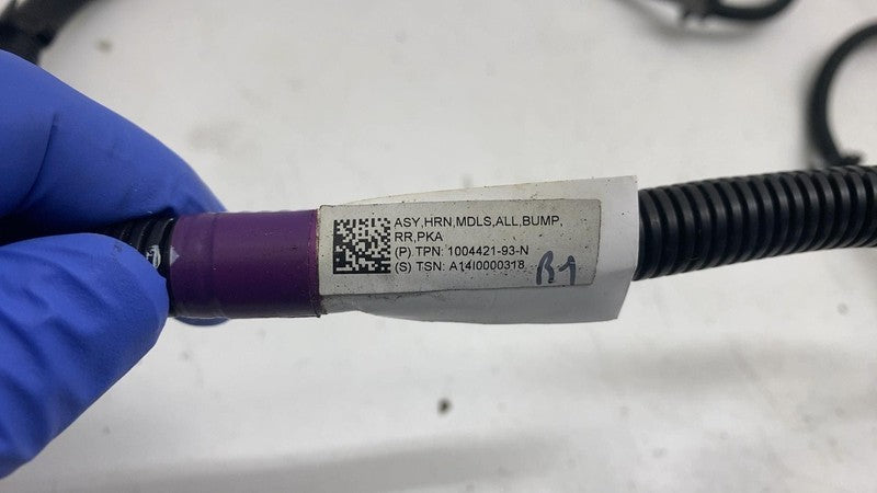 ⭕ 15-16 Model S Rear Bumper Wiring Harness Cable Wire 4 Sensor Type 10