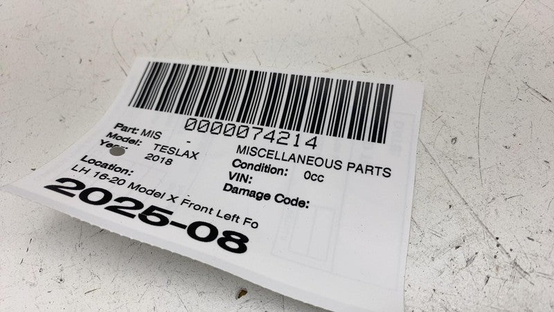 ⭕ 2016-2020 Model X Front Left Fog Light Eyelet Trim 1049609-00-E / 10