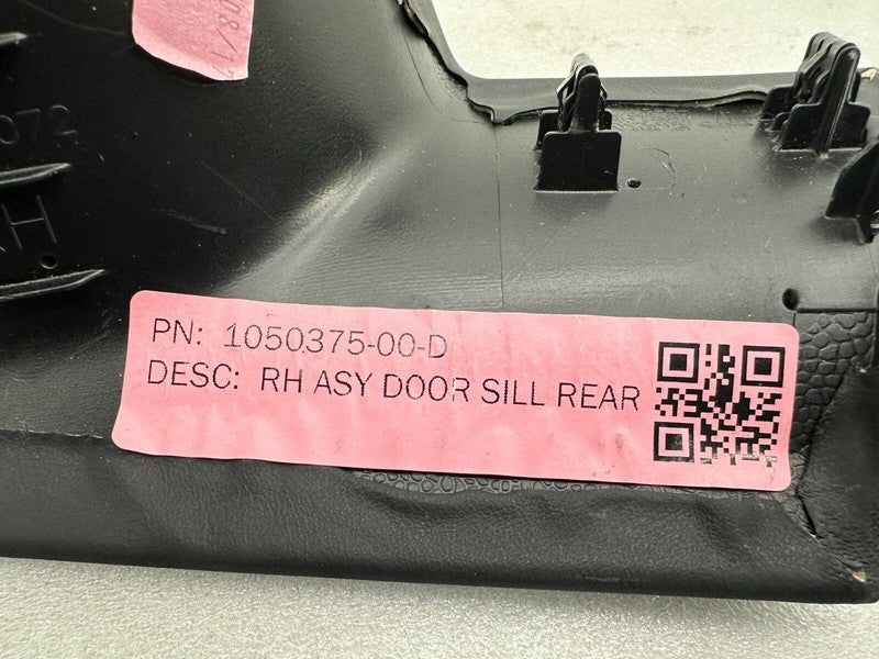 1050365 00 D ⭕ 16-20 Model X Rear Left & Right Door Sill Trim Cover 1050365-00-D/1050375-00-D