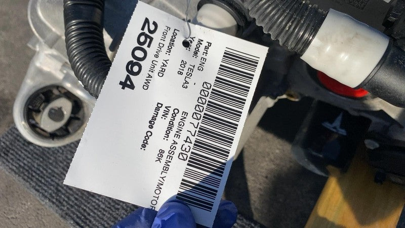 1120960 00 E ⭕ 2017-2023 Model 3 Electric Engine Motor Front Drive Unit 3DU Assy 1120960-00-E