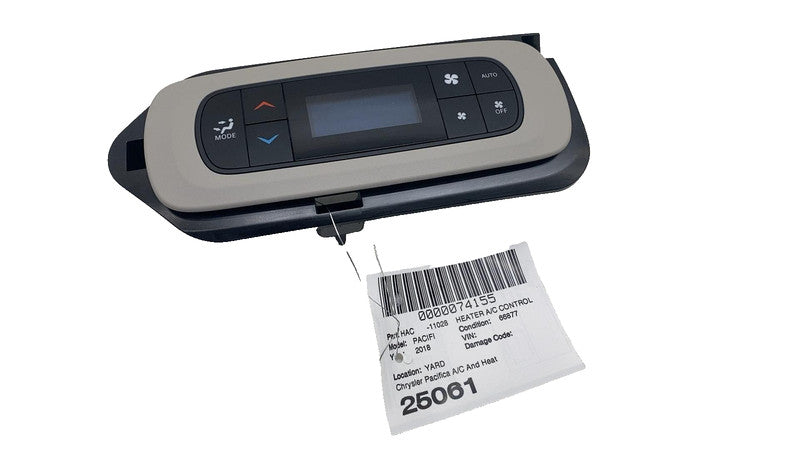 ⭕ 18-20 Chrysler Pacifica Rear Heater A/C Climate Temperature Control 