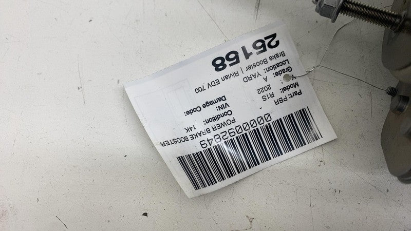 ⭕ 2022 Rivian EDV-700 Power Brake Booster & Master Cylinder w/ Reservo