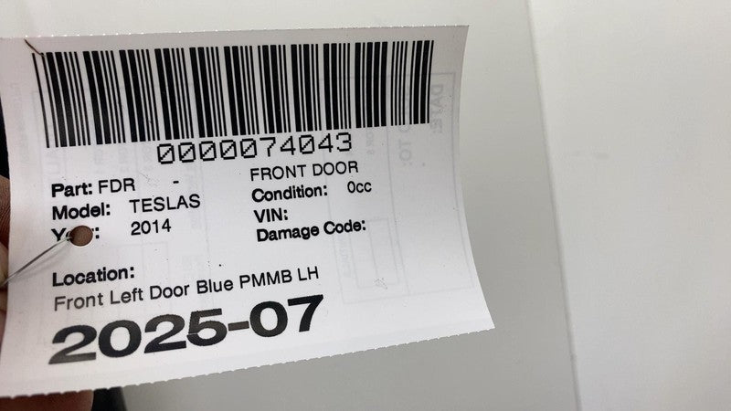 ⭕ 2012-2015 Tesla Model S MS Front Driver Left Side Door Shell Panel B