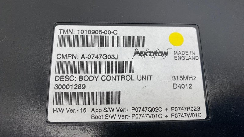2012-2020 Tesla Model S Body Controller BCM Control Module (315MHZ) As