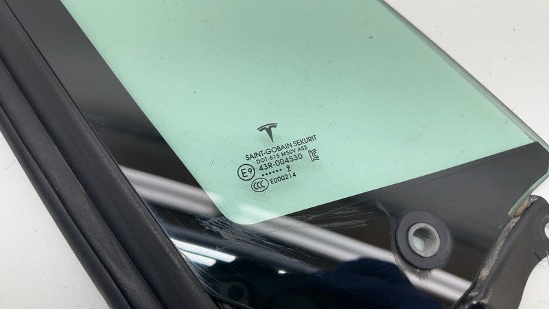 ⭕2016-2020 Tesla Model X Front Right Quarter Vent Door Window Glass 10