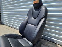 ⭕ 17-22 Tesla Model 3 Y Front Passenger Side 1st Row Seat Leather Black Right RH