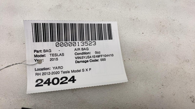 1005260-00-G ⭕ 12-15 Model S Left & Right Knee Airbag LH & RH Fits either side 1005260-00-G