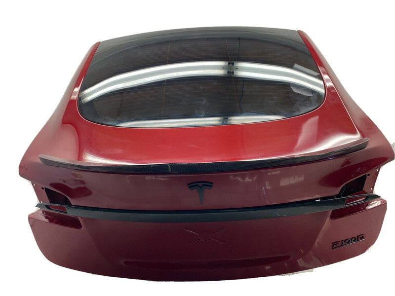 E6 43R-000319 ⭕2016-2020 Tesla Model S Liftgate Trunk Lid Tailgate Hatch Shell w/ Window Glass