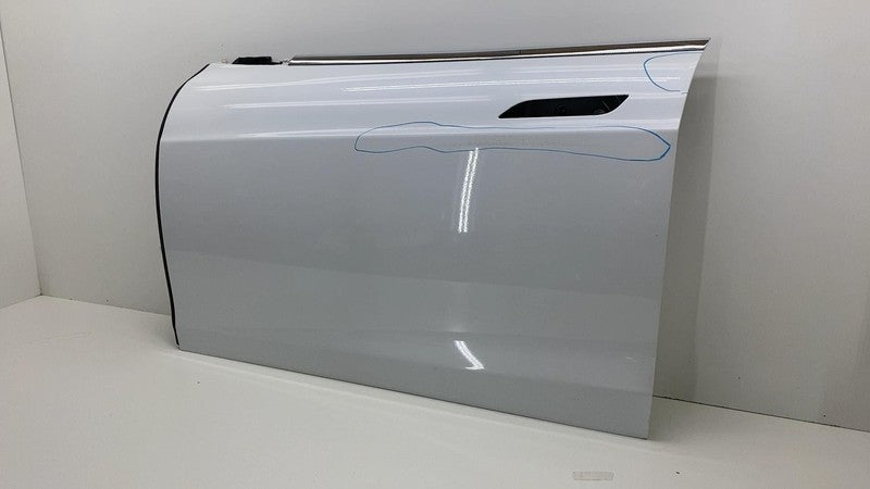 2012-2015 Tesla Model S MS Front Driver Side Door Shell Panel Left LH White PPSW