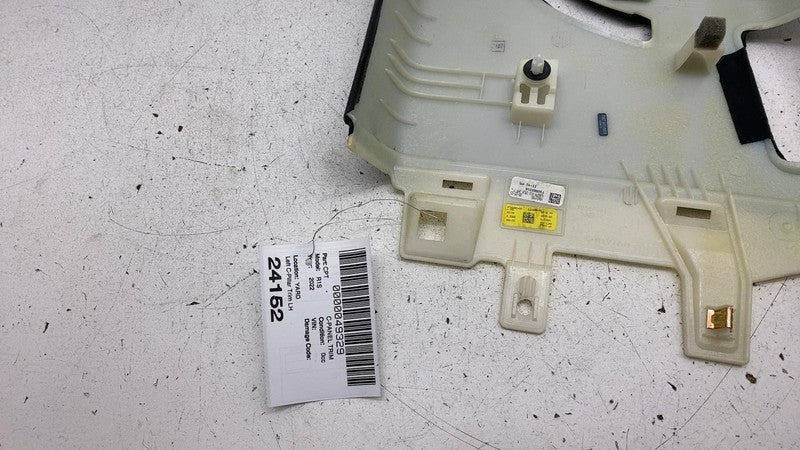 PT00003438 2022-2024 Rivian R1S Rear Driver Side C-Pillar Upper Trim Cover Panel Left Black