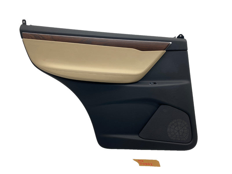 ⭕ 2016-2020 Tesla Model X Rear Left Carrier Door Panel Trim Pad w/ Card Molding