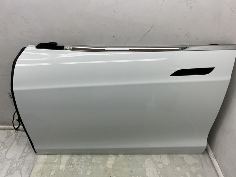 2012-2015 Tesla Model S Front Driver Side Door Shell Panel Left Assy White PBCW