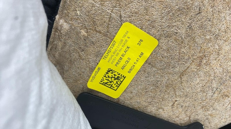 ⭕ 24-25 Tesla Model 3 Rear Passenger Highland Door Panel Trim Right RH