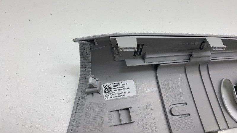 ⭕17-23 Model 3 Passenger Side B-Pillar Upper Trim Cover Panel Right 10