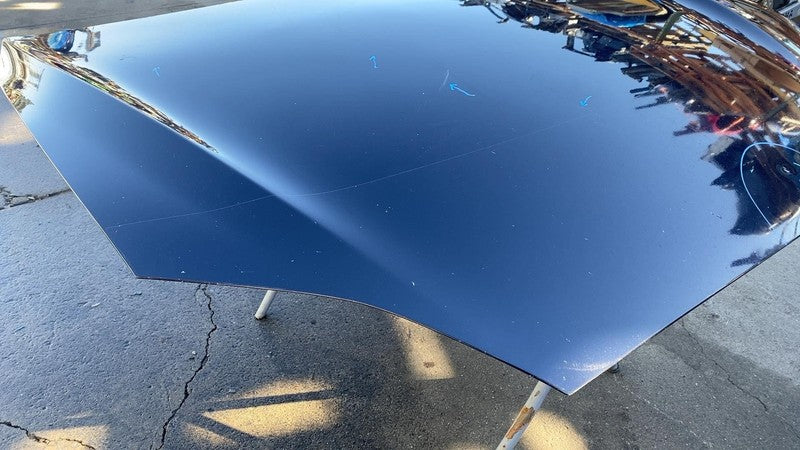 2012-2015 Tesla Model S Front Bonnet Hood Shell Panel w/ Insulation Liner - Blue