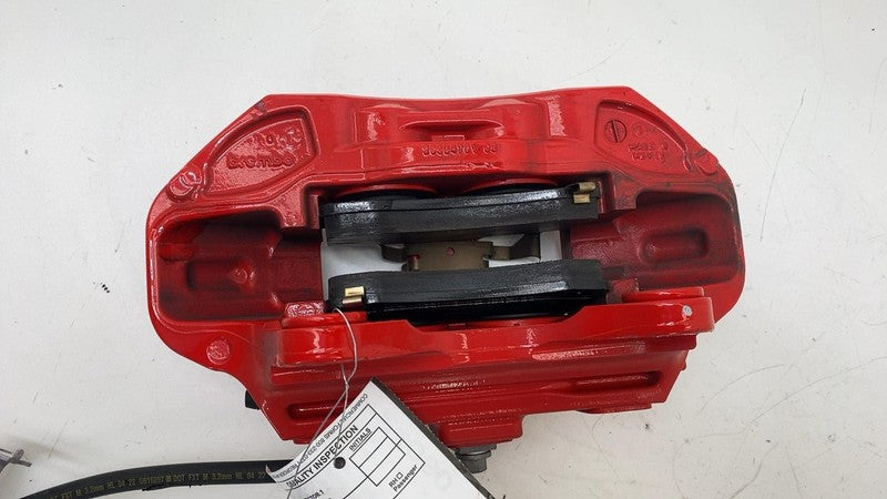 ⭕ 2020-2023 Tesla Model Y Front Driver Side Red Caliper w/ Brake Line 