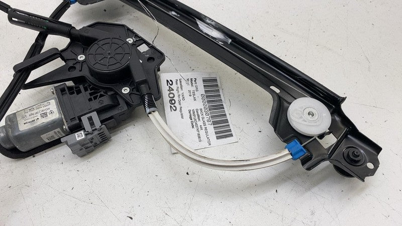102882100F ⭕ 2016-2020 Tesla Model X Rear Side Window Regulator & Motor Right 1028821-00-F