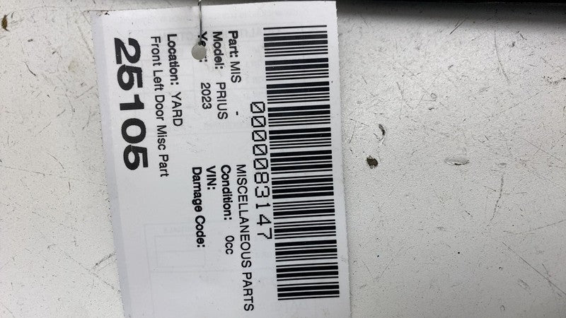 6821647020 ⭕ 23-25 Toyota Prius Front Driver Side Door Vent Window Glass Left 68216-47020