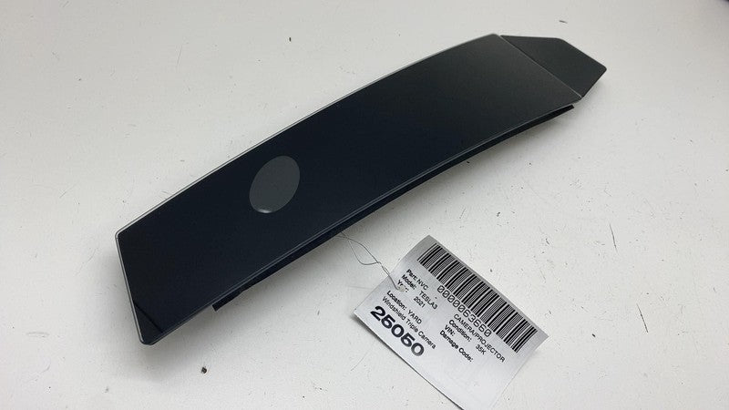 ⭕17-23 Model 3 Right B-Pillar Applique Glass Trim Molding w/ Camera 11