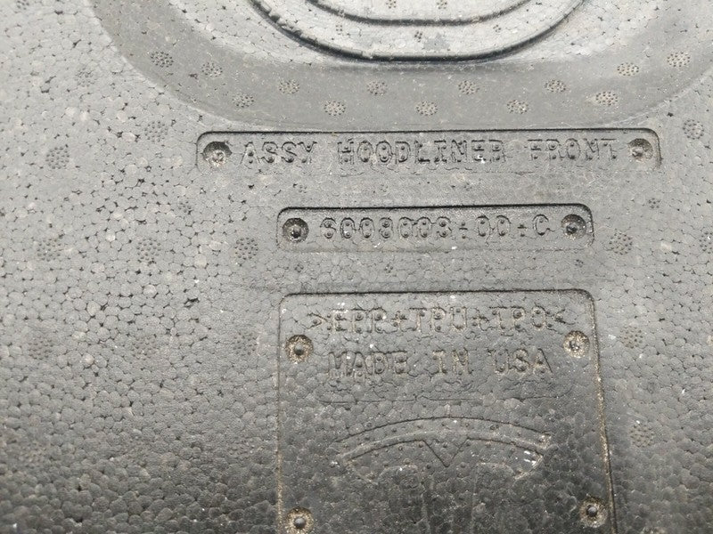 600800300C ⭕ 2012-2015 Tesla Model S Front Compartment Inner Hood Liner Cover 6008003-00-C