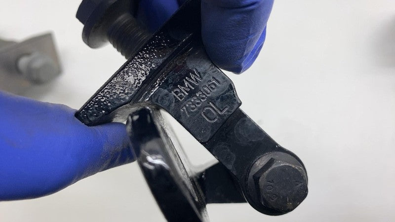 7333059 2017-2023 BMW 530e 530i G30 SET of Front & Rear Door Upper & Lower Hinge Black