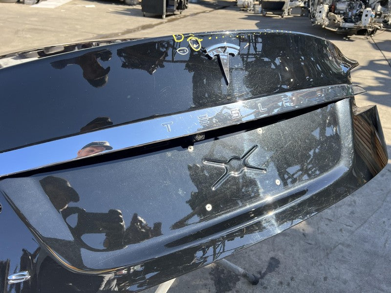 100263300E ⭕ 12-15 Model S Tailgate Hatch Panel & Liftgate Glass Black - PBSB 1002633-00-E