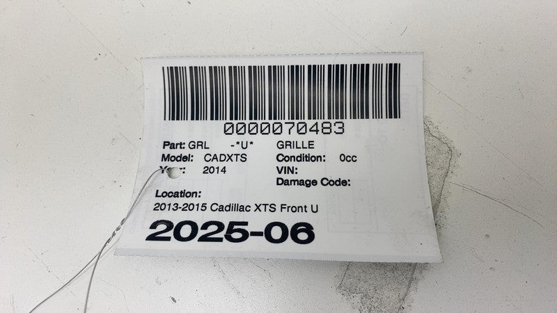 ⭕ 2013-2015 Cadillac XTS Front Bumper Upper Chrome Grille w/ Emblem Assembly OEM