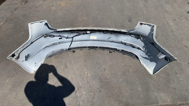 ⭕ 2017-2022 Tesla Model 3 M3 Rear Bumper Fascia Cover w/ Sensor Holes White PPSW