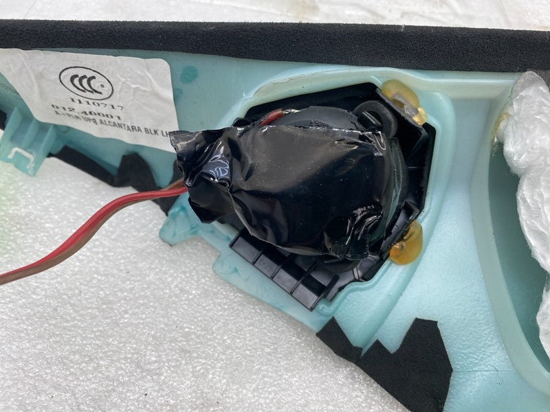 1002488 02 K 12-15 Model S Front Left A-Pillar Upper Trim Cover Panel w/ Speaker 1002488-02-K