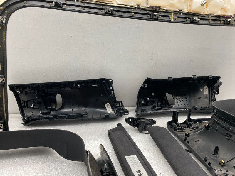 ⭕ 16-20 Tesla Model X SET Headliner Sunvisor Upper A + B + C-Pillar Tr