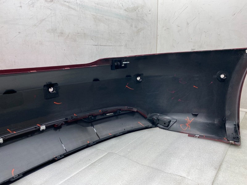 ⭕ 2016-2020 Tesla Model S MS Rear Bumper Cover Red w/ Park Sensor Hole