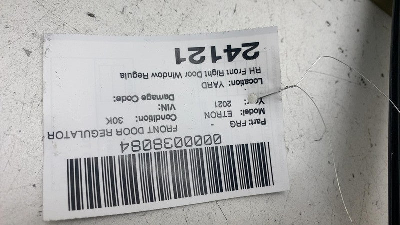 4KE837462 ⭕ 2019-2023 Audi e-Tron Front Side Door Window Regulator & Motor Right 4KE837462