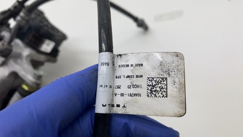 1044623-00-J ⭕ 2017-2025 Tesla Model 3 Rear Left Caliper w/ Brake Line Hose BASE 1044623-00-J