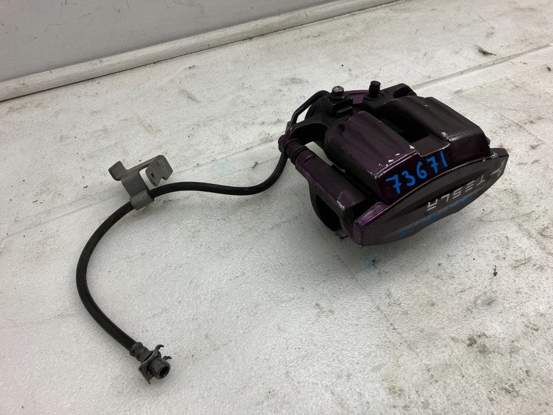 ⭕ 2021-2023 Tesla Model S X Rear Passenger Side Caliper w/ Brake Hose Line Right