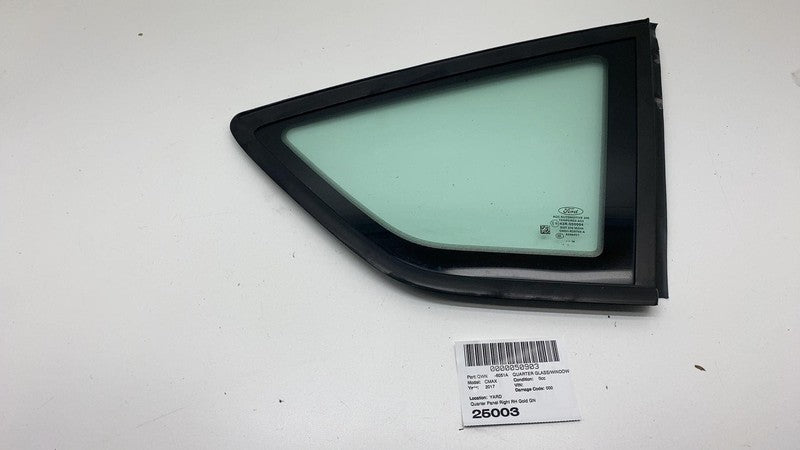 DM51-R29750-AA 2013-2018 Ford C-Max Rear Passenger Side Corner Quarter QTR Window Glass Right
