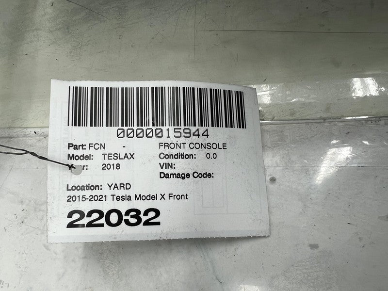 ⭕ 2016-2020 Tesla Model X MX Front Floor Center Console Storage & Carr