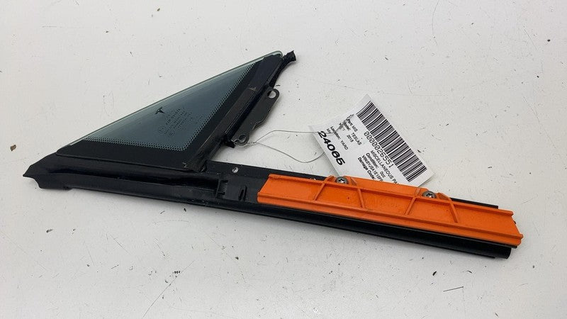 ⭕ 12-20 Tesla Model S Front Right Door Window Corner Vent Quarter Glas