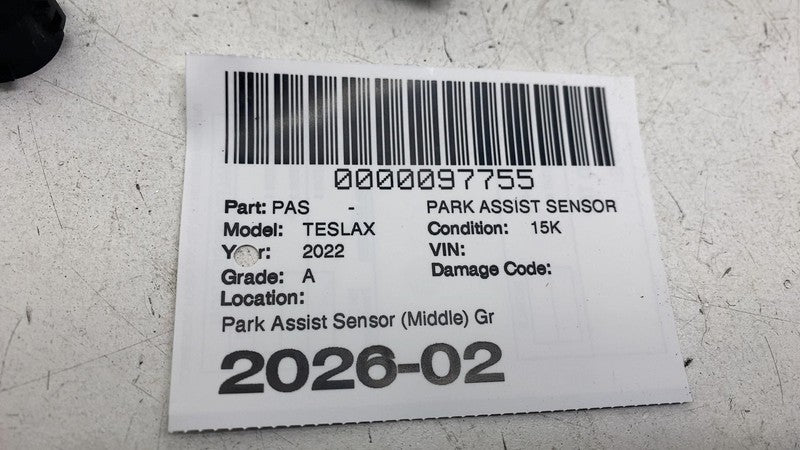 ⭕ 21-25 Model X Ultrasonic Park Assist Sensor (Middle) Gray - PMNG 252