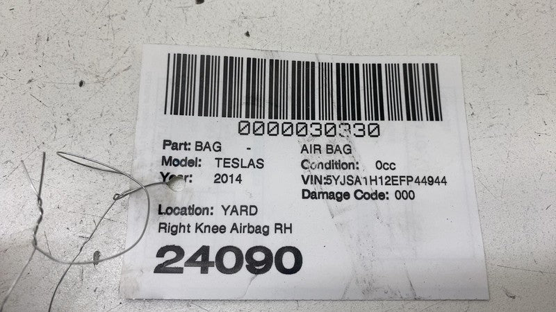 1005260-00-G ⭕ 12-15 Model S  Left or Right Knee Airbag LH & RH Fits either side 1005260-00-G