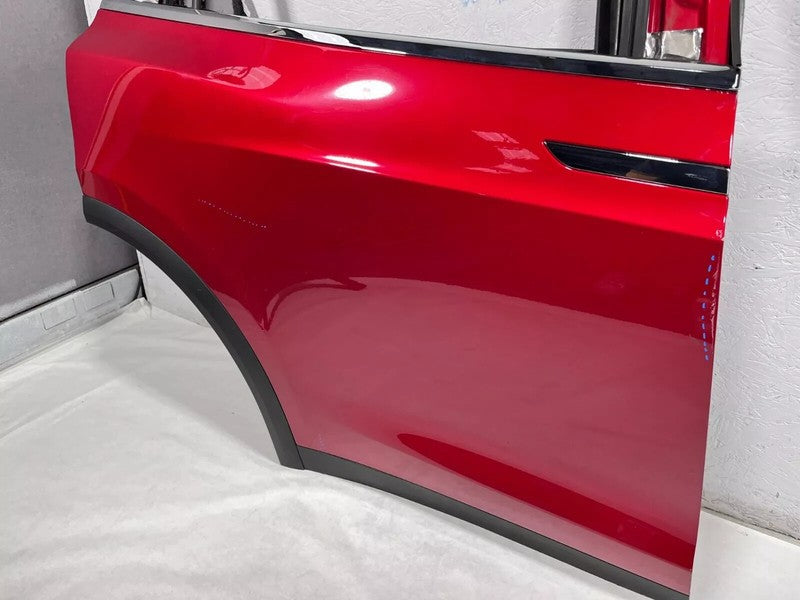 1028791-00-K ⭕ 2016-2024 Tesla Model X Rear Passenger Side Falcon Door Panel Right Red - PPMR